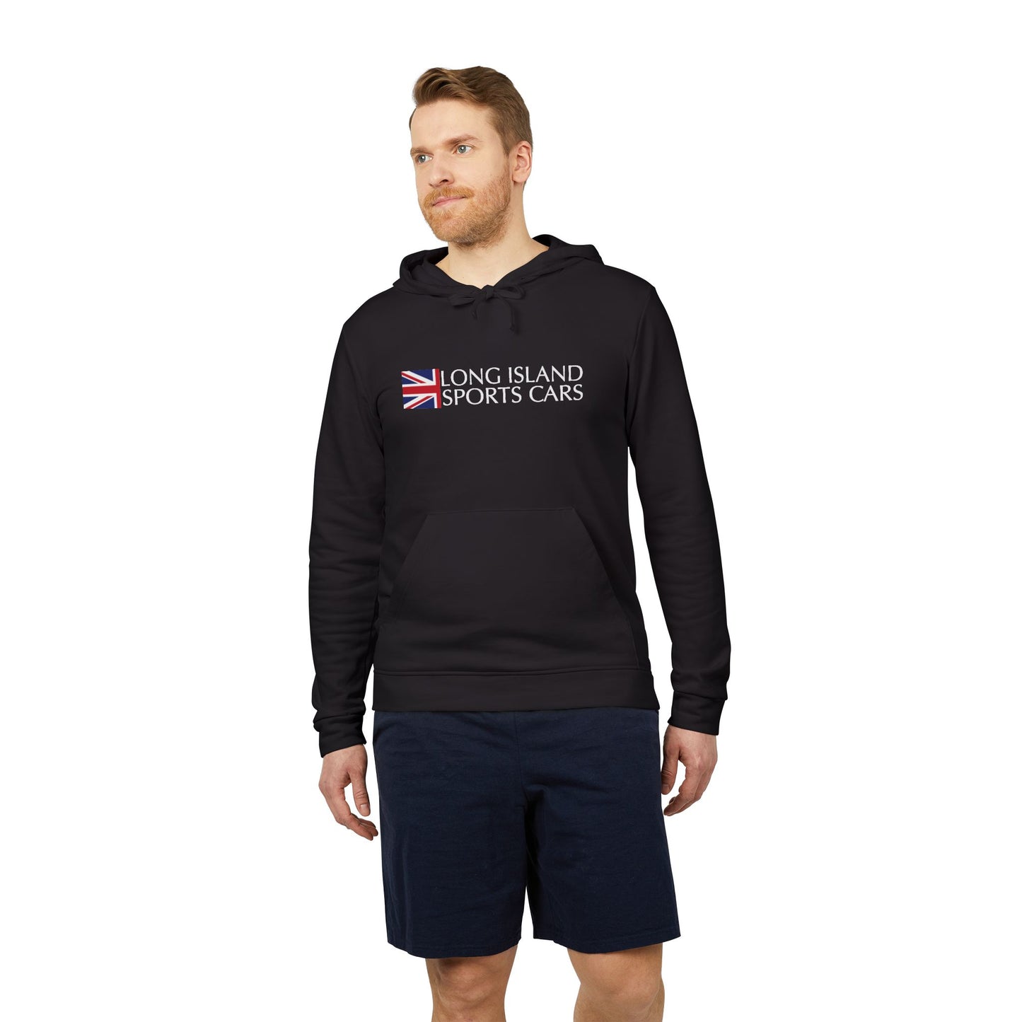 Adidas Long Island Sports Cars|Aston Martin Long Island Fleece Hoodie for Car Enthusiasts